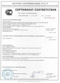 09.07.2021 Йошкар-Ола - Приложение к сертификату соответствия бетонные и тротуарные плиты. ГОСТ 17608-2017